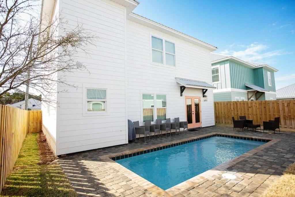 Coral Reef - Brand New Build, Pet Friendly, Private Pool! Sleeps 9! Villa Panama City Beach Exteriör bild